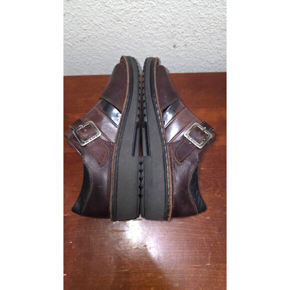 Naot Women's 39/8-8.5 Brown Leather Open-Toe Fishermen Sandals Adjustable Buckle - Picture 6 of 8